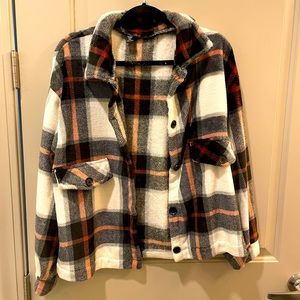 Shein fleece shacket